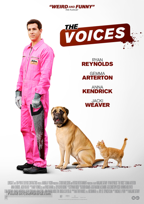 The Voices - Dutch Movie Poster