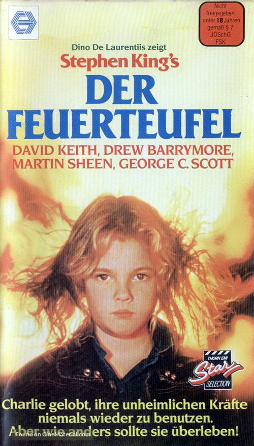 Firestarter - German Movie Cover