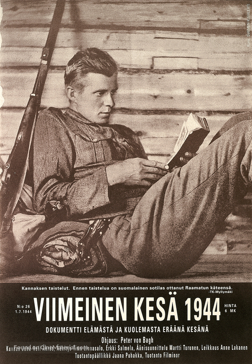 Viimeinen kes&auml; - Finnish Movie Poster