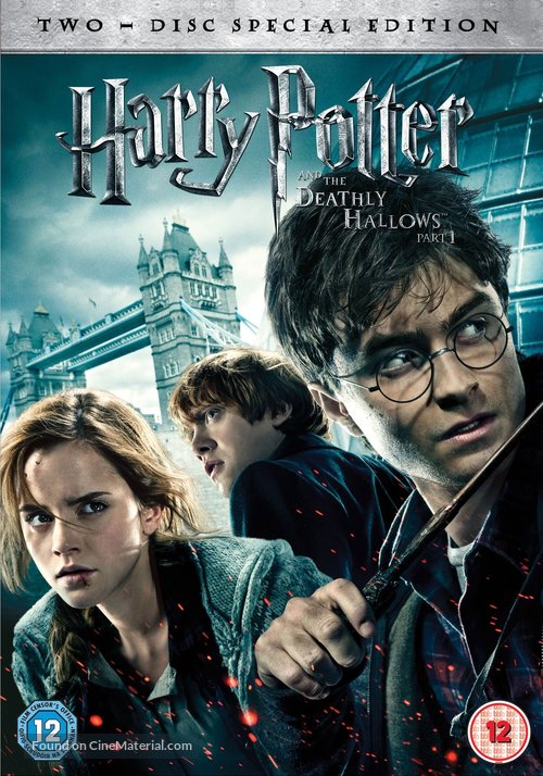 Harry Potter and the Deathly Hallows: Part I - British DVD movie cover