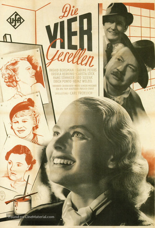 Vier Gesellen, Die - German Movie Poster