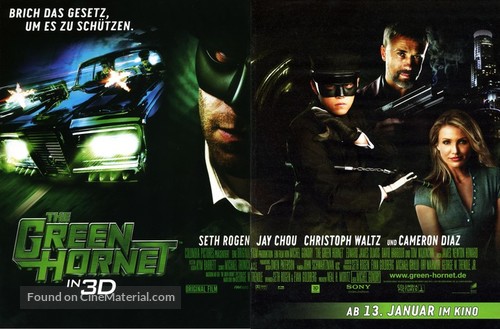 The Green Hornet - German Movie Poster