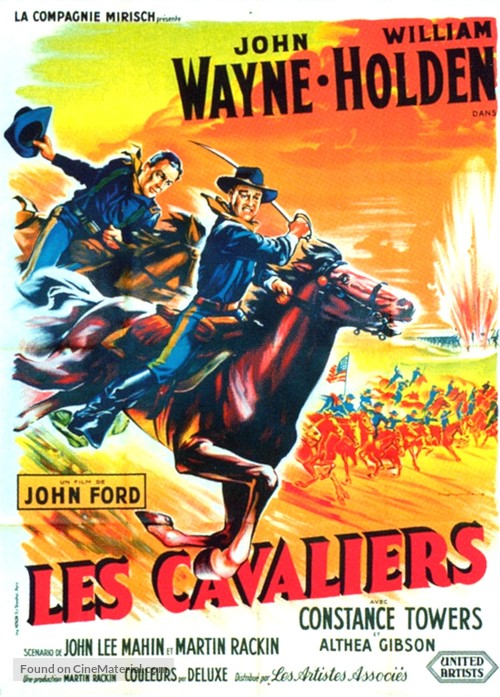 The Horse Soldiers - French Movie Poster