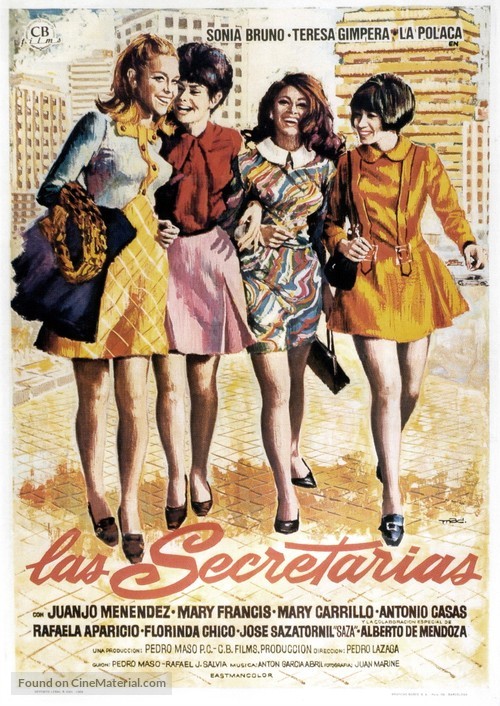 Las secretarias - Spanish Movie Poster