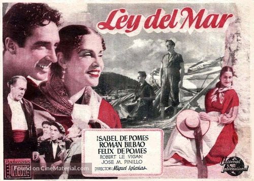 Ley del mar - Spanish Movie Poster