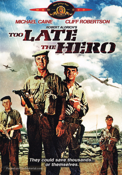 Too Late the Hero - DVD movie cover