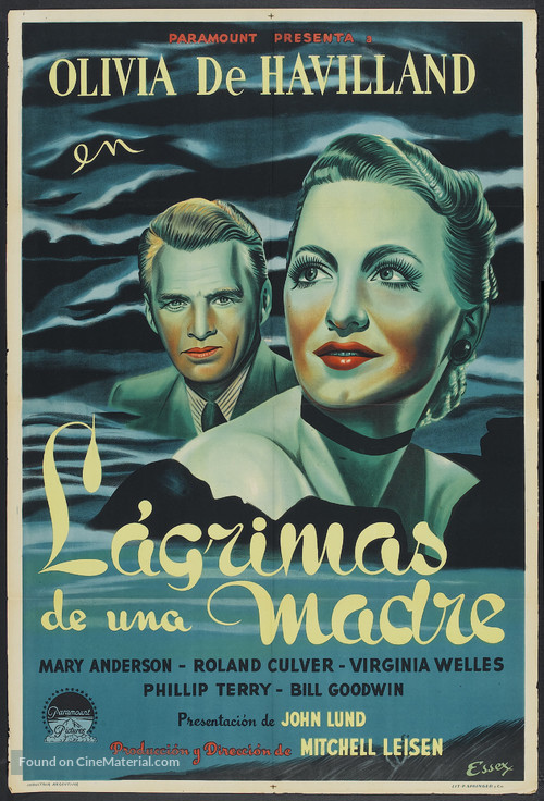 To Each His Own - Argentinian Movie Poster