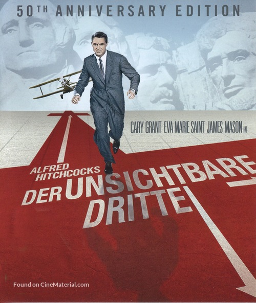 North by Northwest - German Blu-Ray movie cover