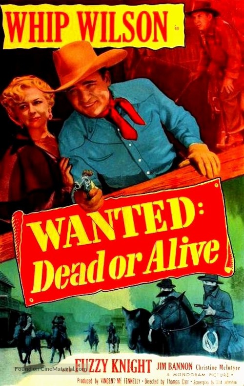 Wanted: Dead or Alive - Movie Cover