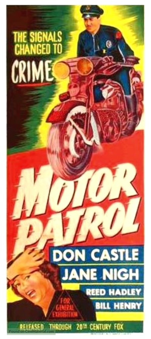 Motor Patrol - Australian Movie Poster