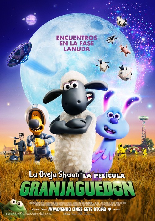 A Shaun the Sheep Movie: Farmageddon - Spanish Movie Poster