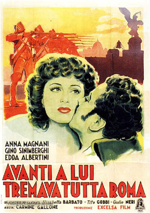 Avanti a lui tremava tutta Roma - Italian Movie Poster