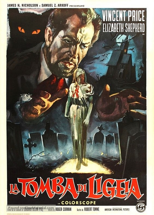 The Tomb of Ligeia - Italian Movie Poster