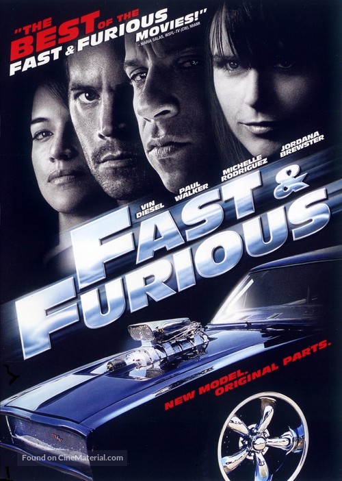 Fast &amp; Furious - DVD movie cover