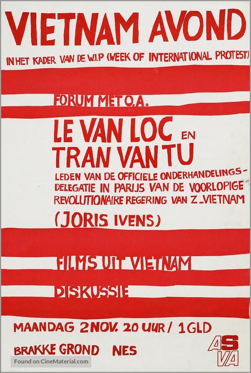 Loin du Vietnam - Dutch Movie Poster