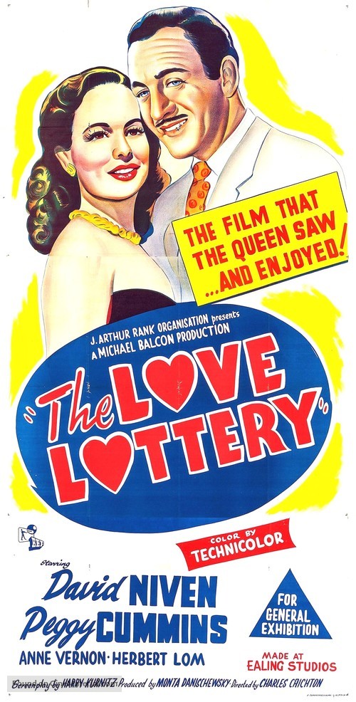 The Love Lottery - Australian Movie Poster