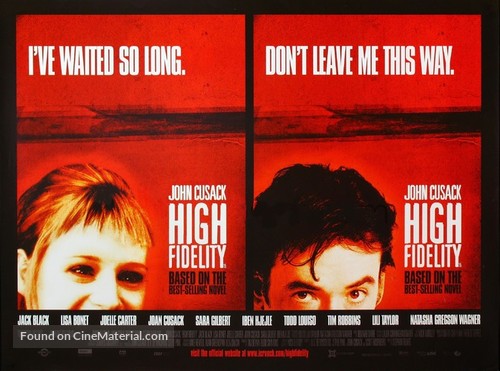 High Fidelity - British Movie Poster