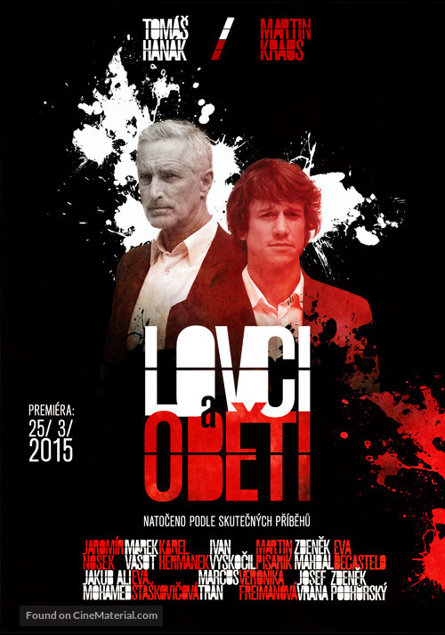 Lovci a obeti - Czech Movie Poster