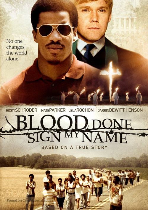 Blood Done Sign My Name - DVD movie cover
