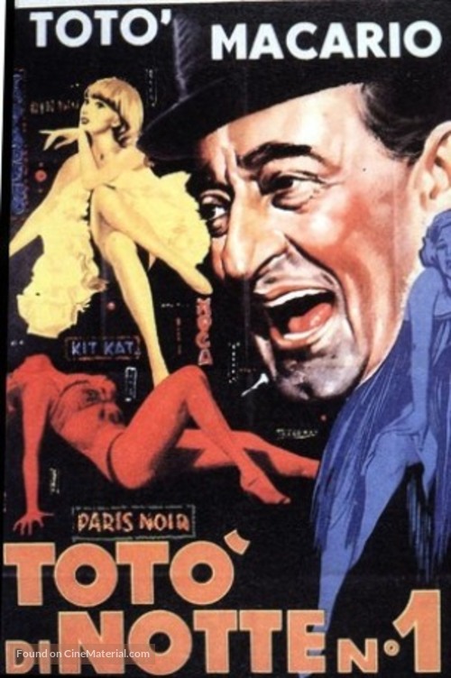 Tot&ograve; di notte n. 1 - Italian Movie Poster