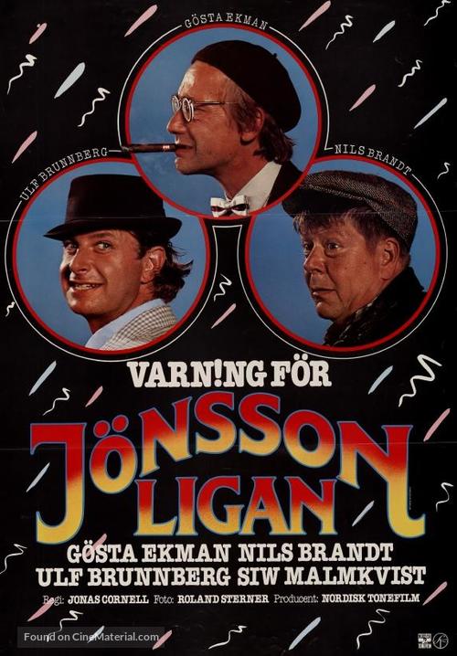 Varn!ng f&ouml;r J&ouml;nssonligan - Swedish Movie Poster