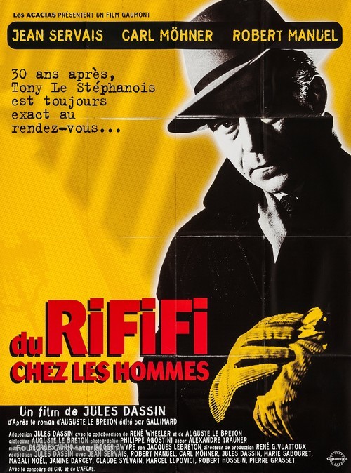 Du rififi chez les hommes - French Re-release movie poster