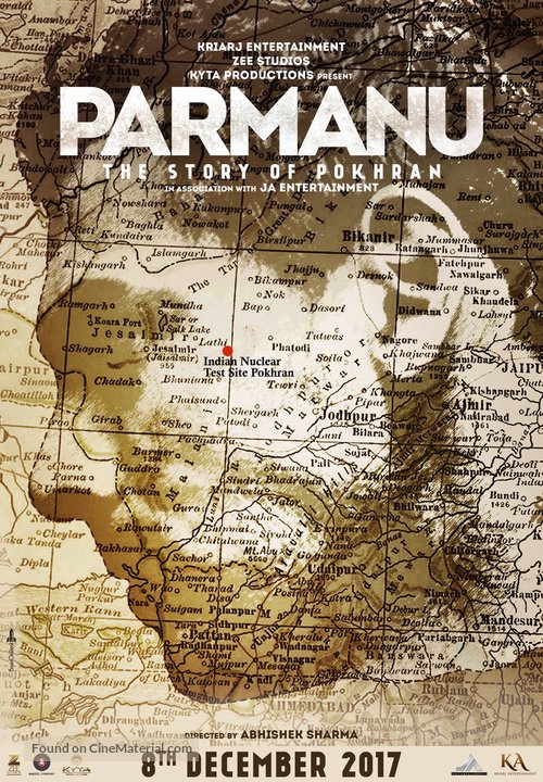 Parmanu: The Story of Pokhran - Indian Movie Poster