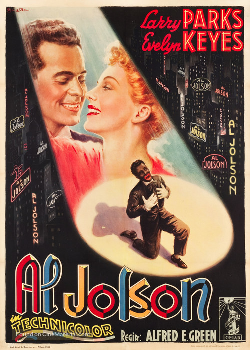 The Jolson Story - Italian Movie Poster