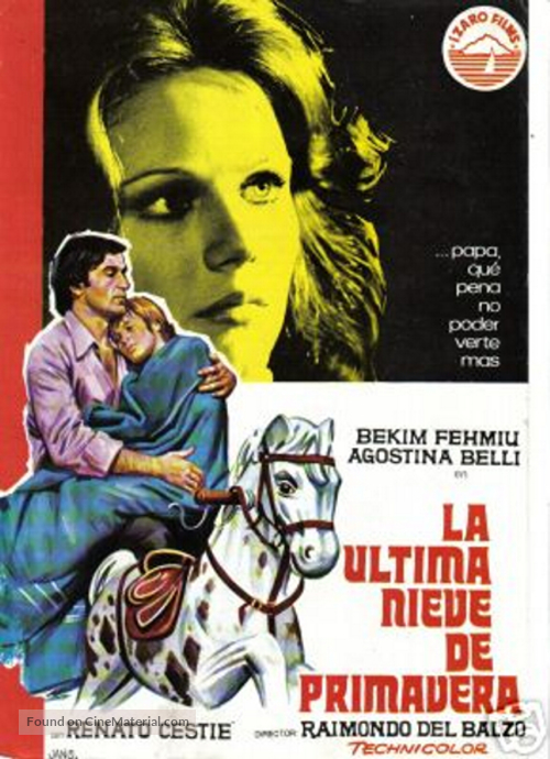 L&#039;ultima neve di primavera - Spanish Movie Cover