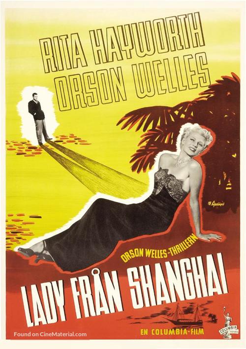 The Lady from Shanghai - Danish Theatrical movie poster