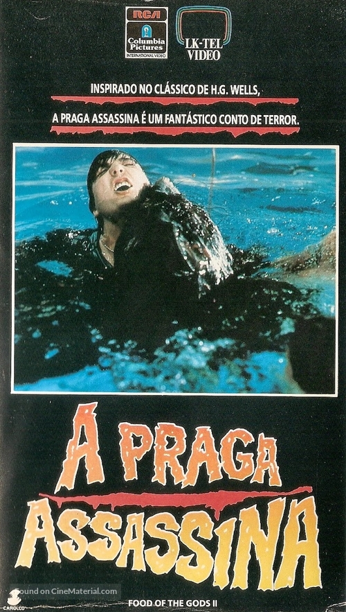 Food of the Gods II - Brazilian VHS movie cover