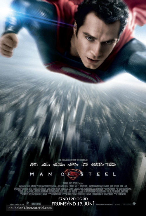 Man of Steel - Icelandic Movie Poster