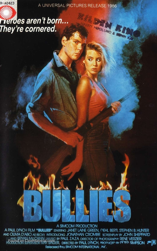 Bullies - Norwegian VHS movie cover