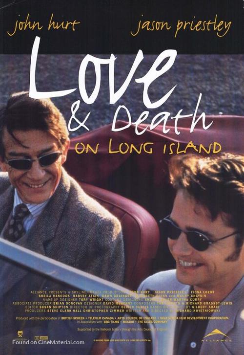 Love and Death on Long Island - Canadian Movie Poster