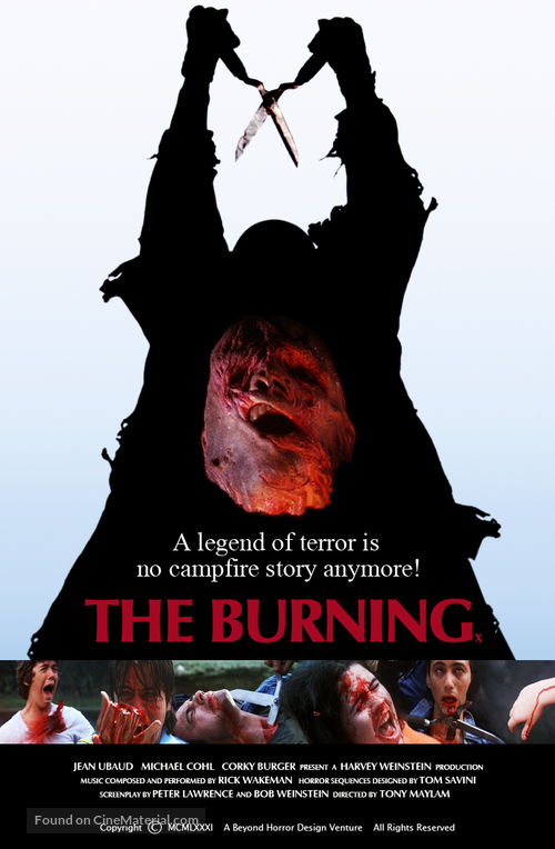 The Burning - Re-release movie poster