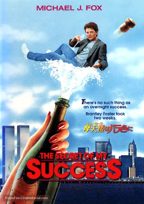 The Secret of My Success - Japanese DVD movie cover
