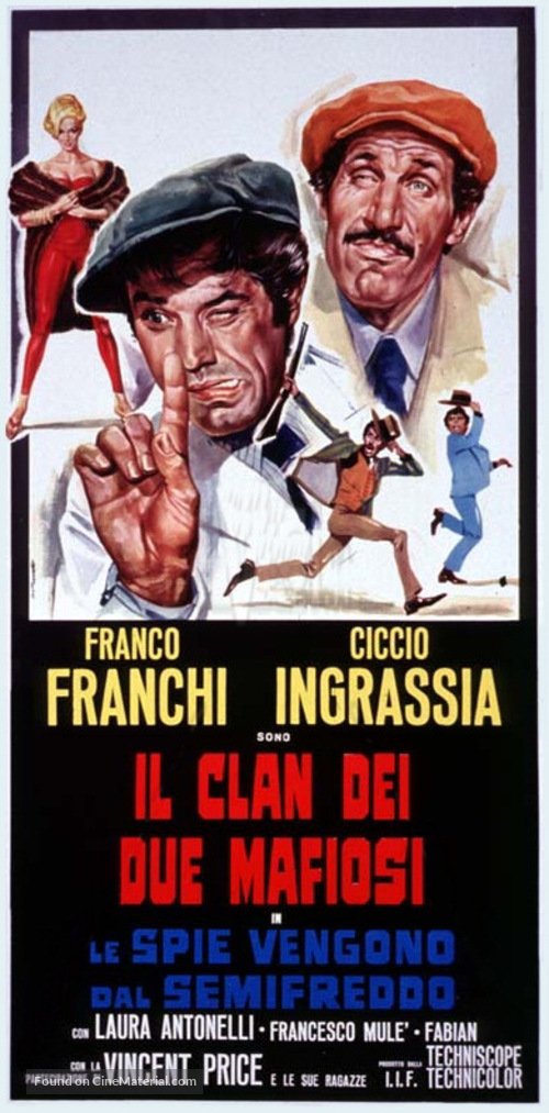 Spie vengono dal semifreddo - Italian Theatrical movie poster