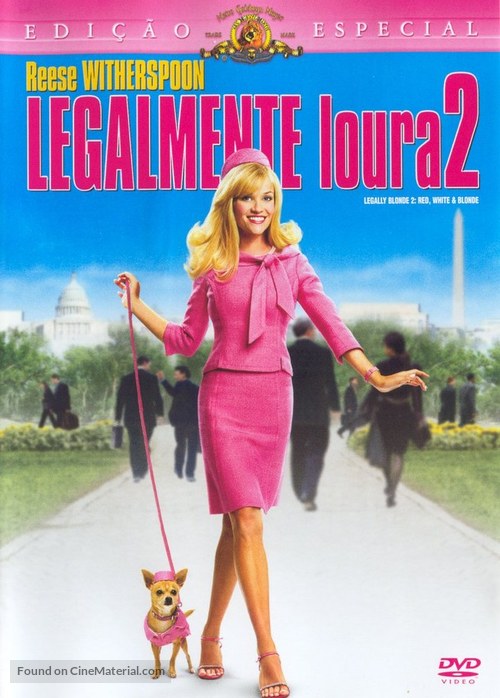 Legally Blonde 2: Red, White &amp; Blonde - Portuguese Movie Cover