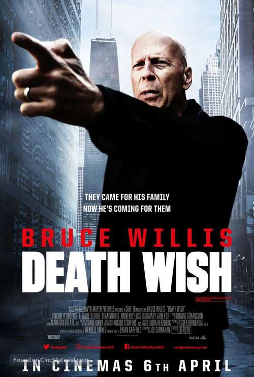 Death Wish - British Movie Poster
