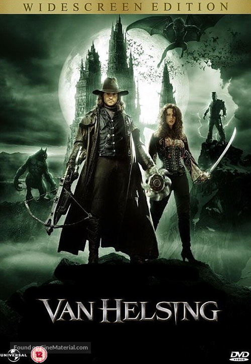 Van Helsing - British DVD movie cover