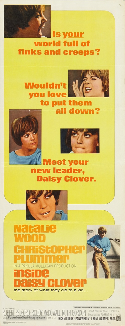 Inside Daisy Clover - Movie Poster