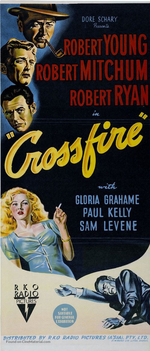 Crossfire - Australian Movie Poster