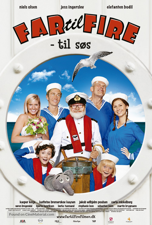 Far til fire - til S&oslash;s - Danish Movie Poster