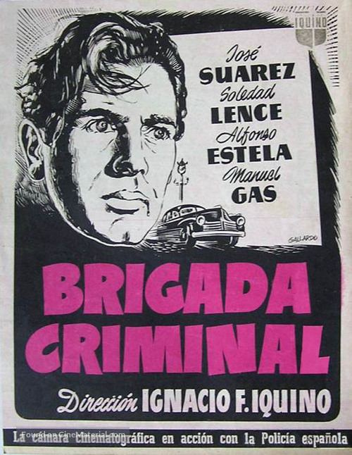 Brigada criminal - Spanish Movie Poster