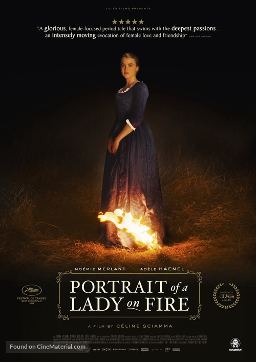 Portrait de la jeune fille en feu - Australian Movie Poster