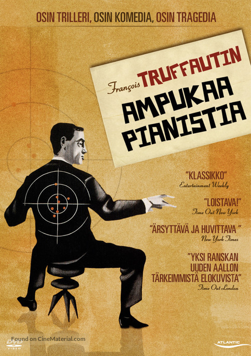 Tirez sur le pianiste - Finnish Movie Cover