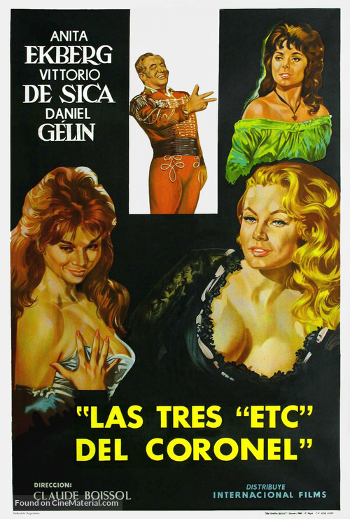 Le tre eccetera del colonnello - Argentinian Movie Poster