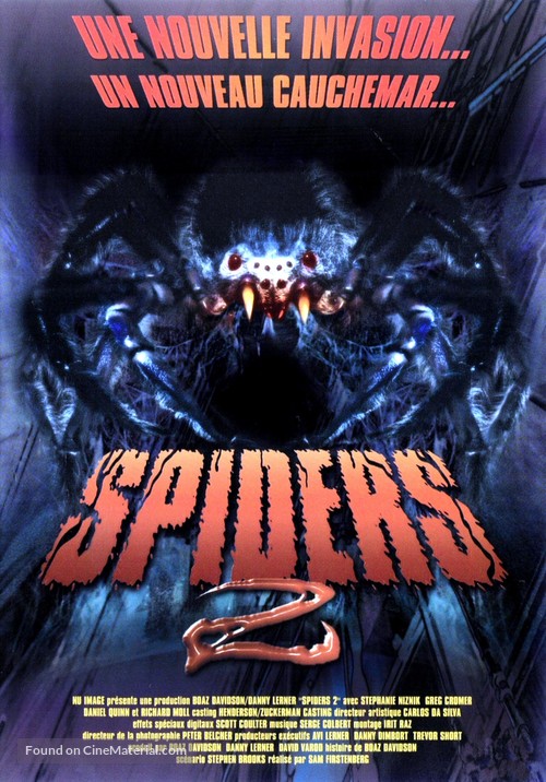 Spiders II: Breeding Ground - French DVD movie cover