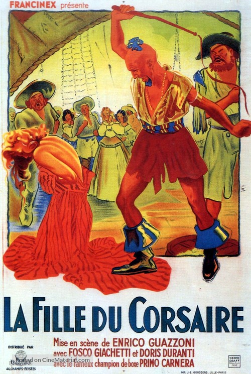 La figlia del corsaro verde - French Movie Poster
