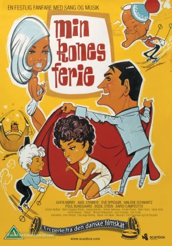 Min kones ferie - Danish DVD movie cover